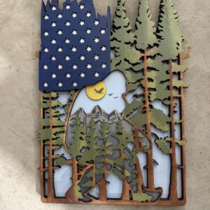 BIG FOOT AMERICAN FLAG 15 X 19.5