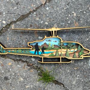 WOODSY HELICOPTER 15 X 5.5